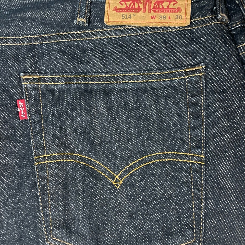 Levi's Dark Blue Slim Straight Jeans